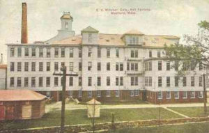 Col. E.V. Mitchell's Hat Factory postcard