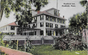 Medfield Inn postcard