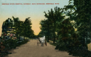 Medfield State Hospital Gateway, Main Entrance postcard