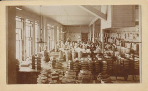 Packing Room in hat factory