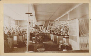 Press Room in hat factory