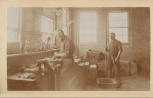 Whittling Room in hat factory