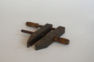 Old clamp in tools & gadgets collection