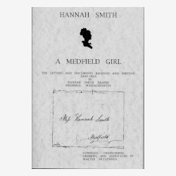 Book cover of Hannah Smith A Medfield Girl