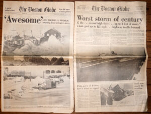 Newspaper articles about Blizzard of '78