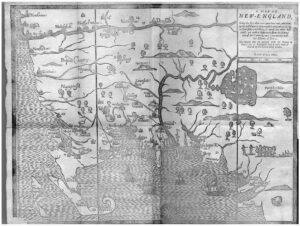 A 1677 map of New England