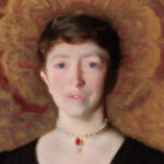 Color portrait of Isabella Stewart Gardner