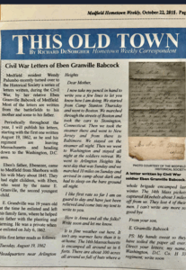 Color picture of newspaper story