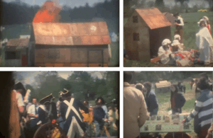 Collage of still images from video